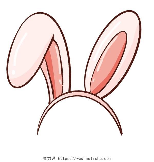 兔子耳朵 可爱兔子耳朵 兔子耳朵发箍 卡通兔子耳朵兔耳朵元素